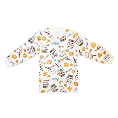 Кофточка Милк и печенья Чуди Кидс 102423 белый 01